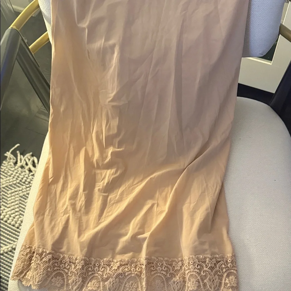 Commando Tan Lace-Trimmed Chemise - Picture 8 of 8